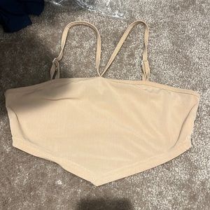 crossover cropped top